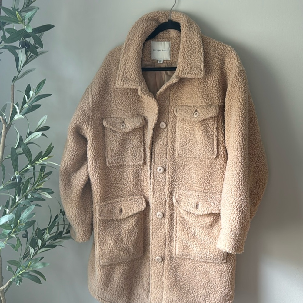 American Eagle Sherpa Coat